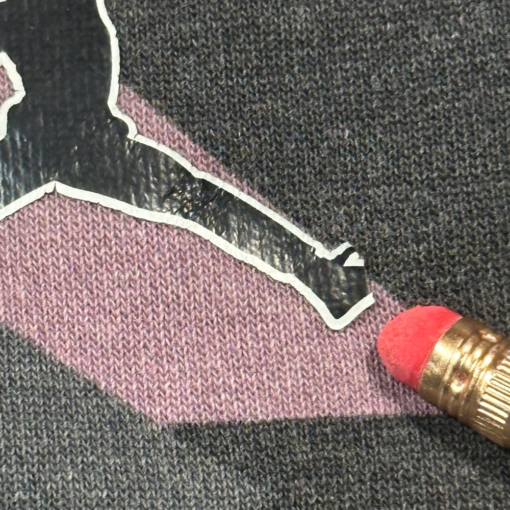 Jordan Hoodie Kids Size M Black Purple Grey Zigzag Geometric Jumpman FLAW - Picture 3 of 9